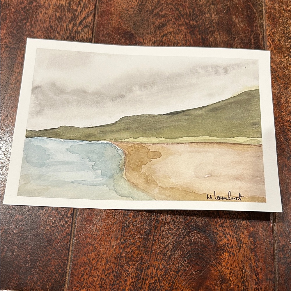 Original watercolor painting 5”x7”